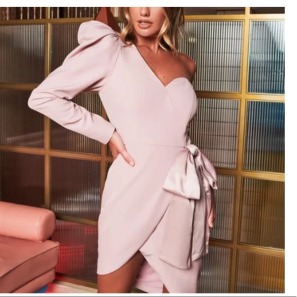 NEW! Lavish Alice Formal Midi Dress Pink